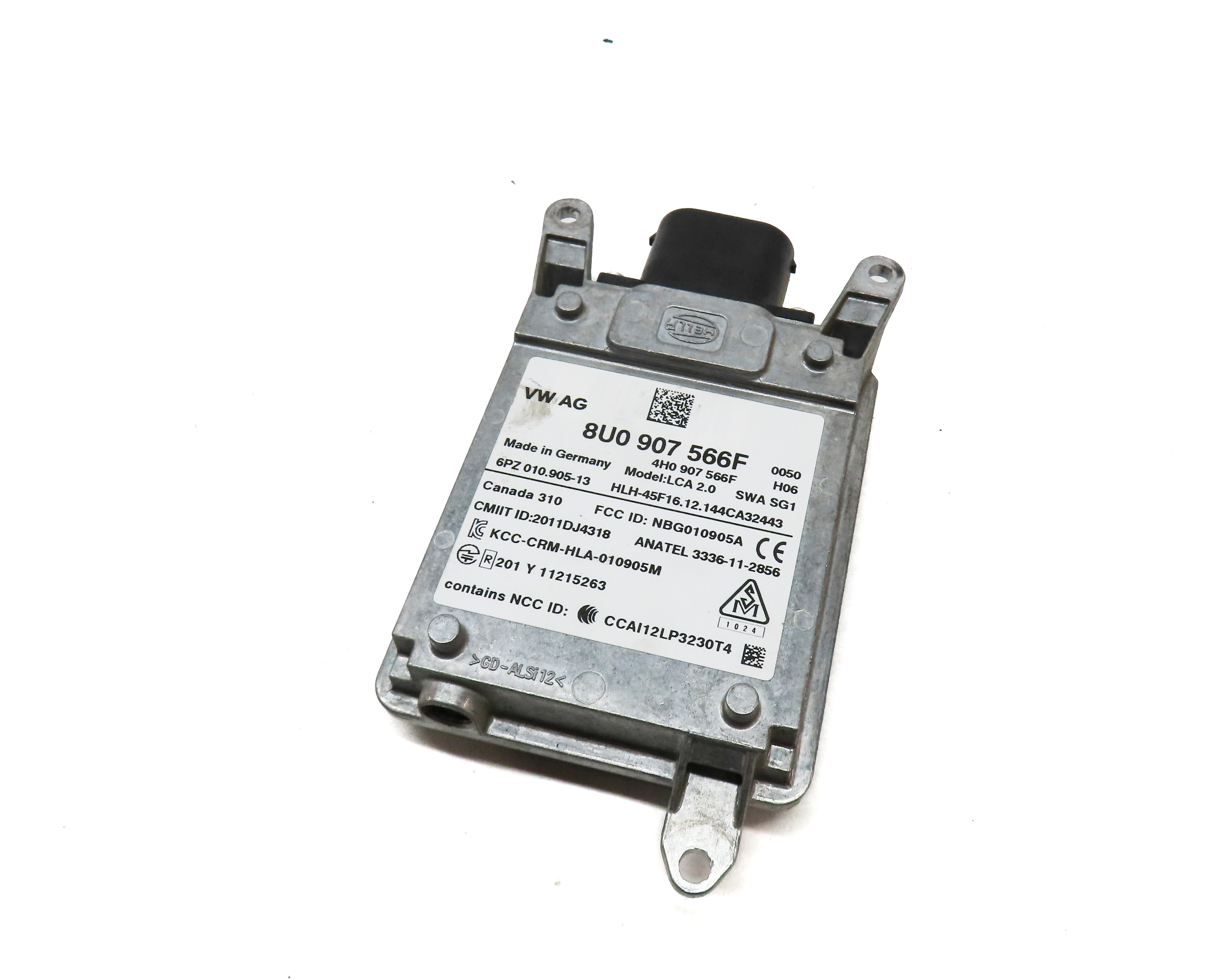 2015-2018 AUDI Q3 (8U) REAR RIGHT PASSENGER BLIND SPOT RADAR SENSOR MODULE — exact item pictured